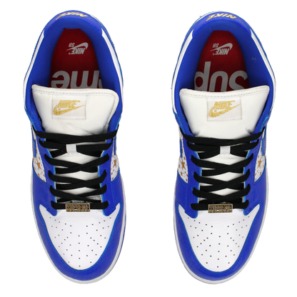 Supreme X Nike SB Dunk Low 'Star Hyper Royal' - Side View