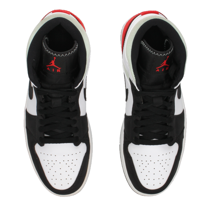 Jordan 1 Mid SE 'Red Black Toe' - Side View