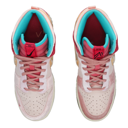 Social Status x Nike Dunk Mid 'Strawberry Milk' - Side View