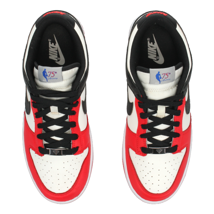 NBA X Nike Dunk Low EMB '75TH Anniversary-Bulls' - Side View