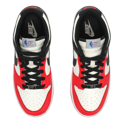 NBA X Nike Dunk Low EMB '75TH Anniversary-Bulls' - Side View