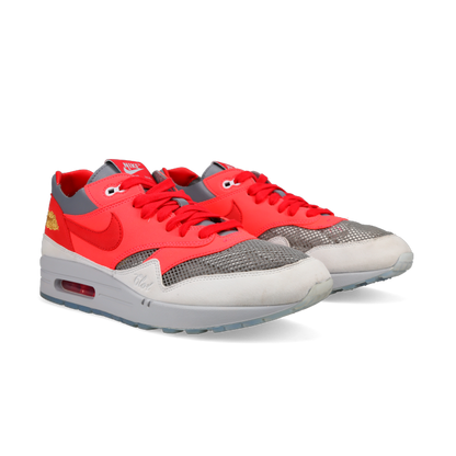 CLOT X Nike Air Max 1 'Kiss Of Death-Solar Red' - Front View