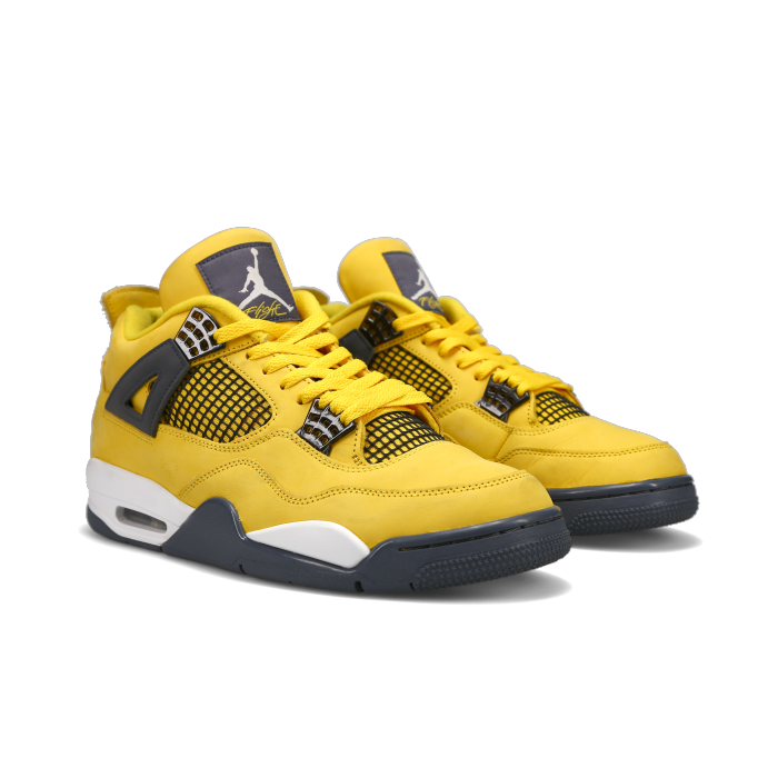 Jordan 4 Retro 'Lightning' 2021 - Front View