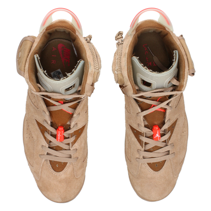 Travis Scott X Jordan 6 Retro 'British Khaki' - Side View