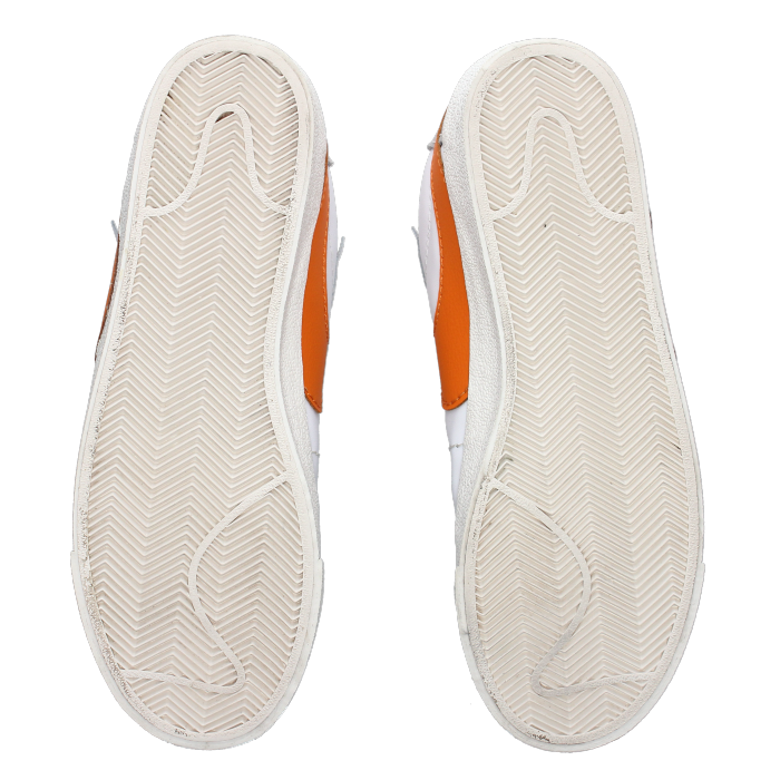 Nike Blazer Low '77 Jumbo 'White Alpha Orange' - Back View