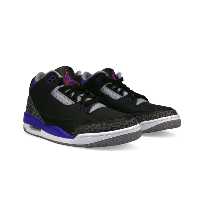 Jordan 3 Retro 'Court Purple' - Front View