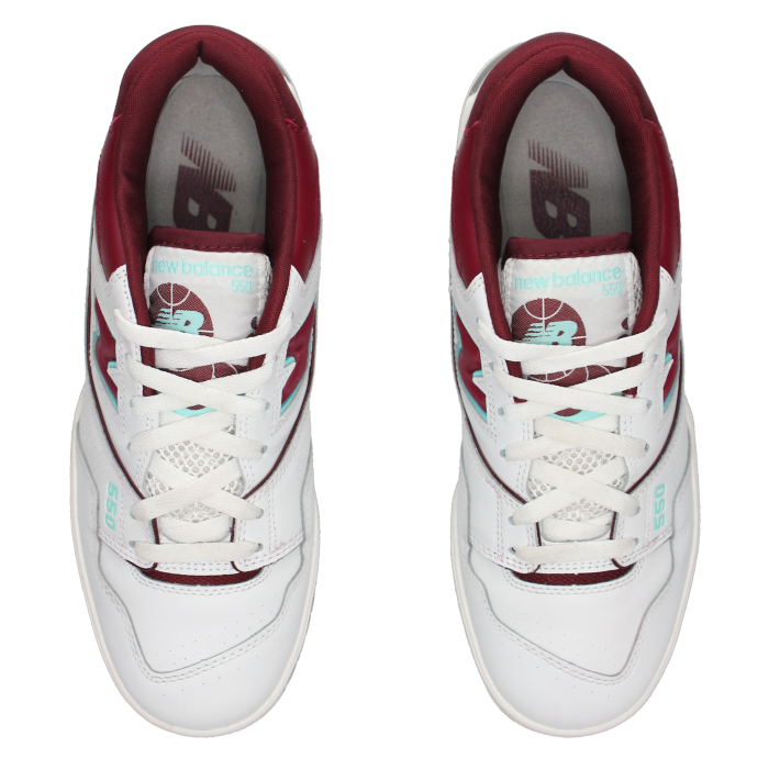 New Balance 550 'Burgundy Turquoise' - Side View