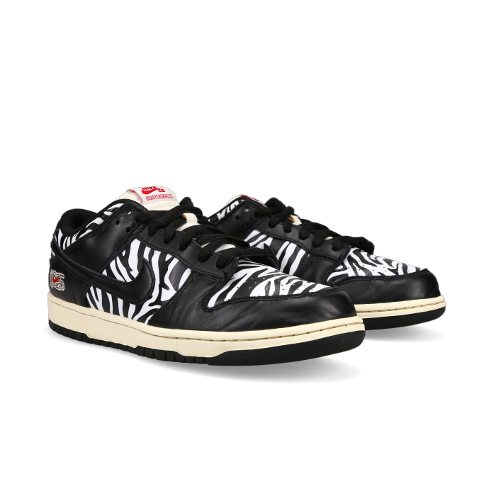 Nike SB Dunk Low X Quartersnacks 'Little Debbie's Zebra Cakes' - Front View