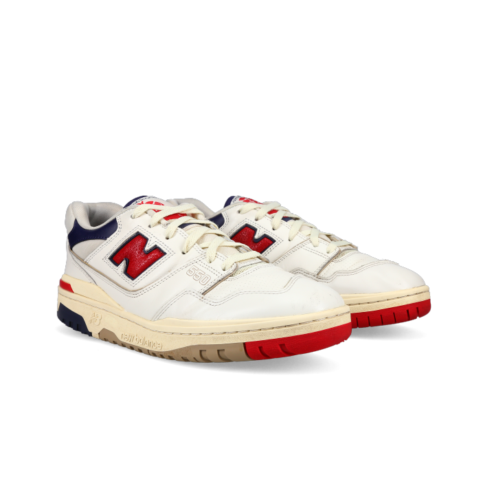 Aimé Leon Dore X New Balance 550 'Red Navy' - Front View