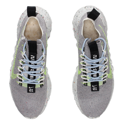 Nike Space Hippie 01 'Grey Volt' - Side View