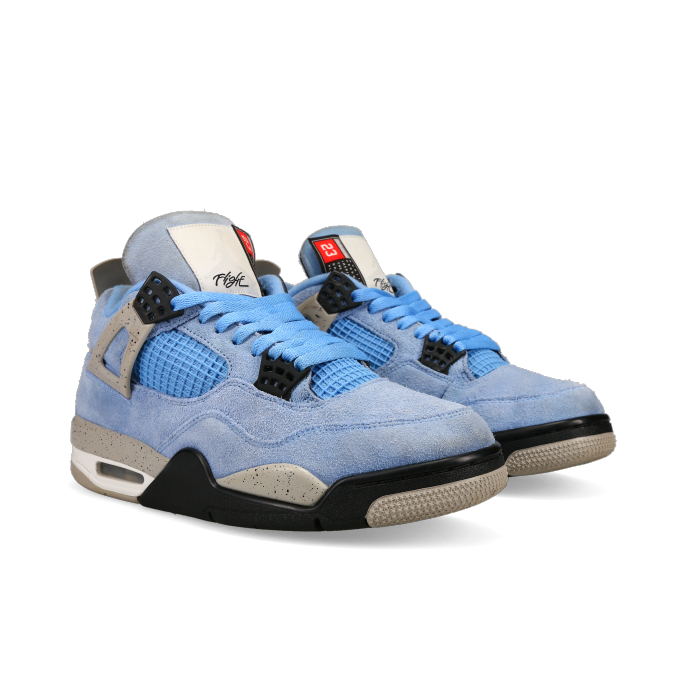 Jordan 4 Retro 'University Blue' - Front View