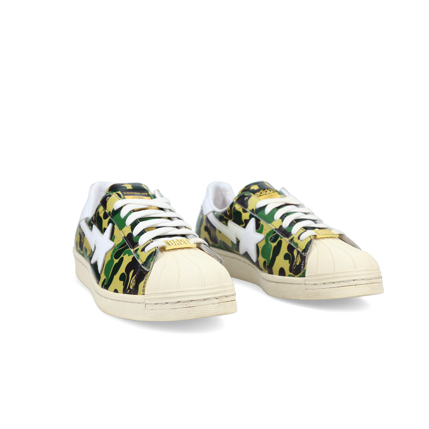 Adidas Superstar 80's X Bape 'ABC Camo' - Side View