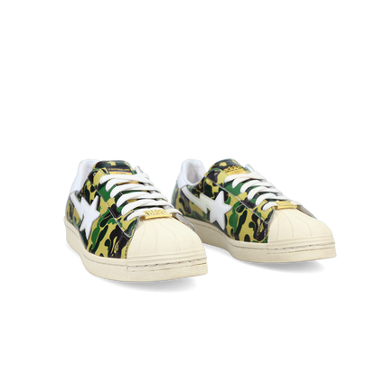 Adidas Superstar 80's X Bape 'ABC Camo' - Side View