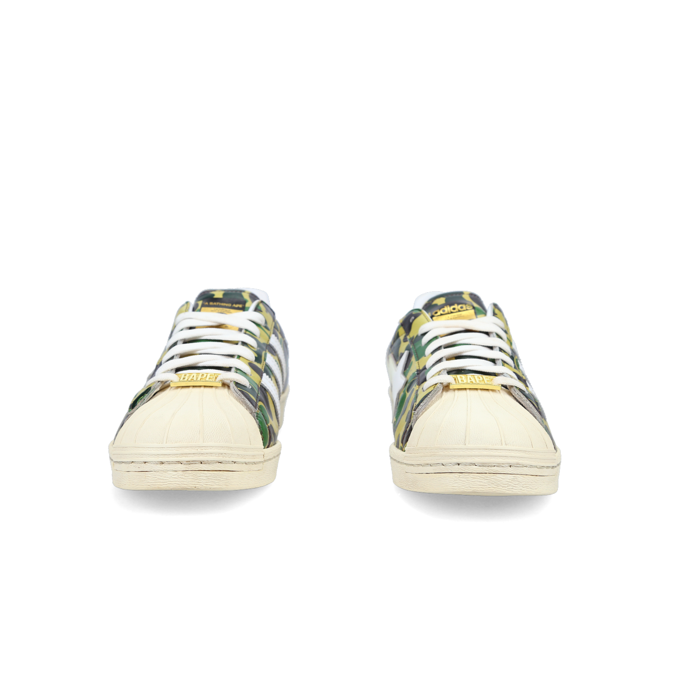 Adidas Superstar 80's X Bape 'ABC Camo' - Back View