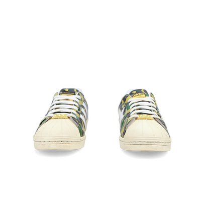 Adidas Superstar 80's X Bape 'ABC Camo' - Back View