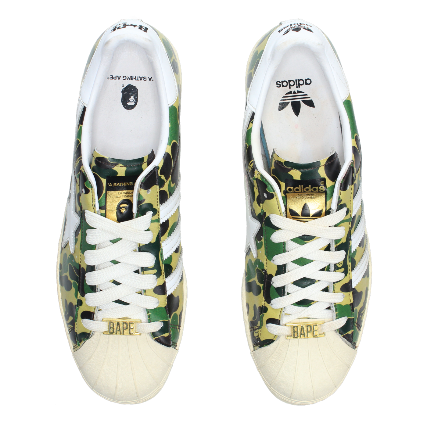 Adidas Superstar 80's X Bape 'ABC Camo'