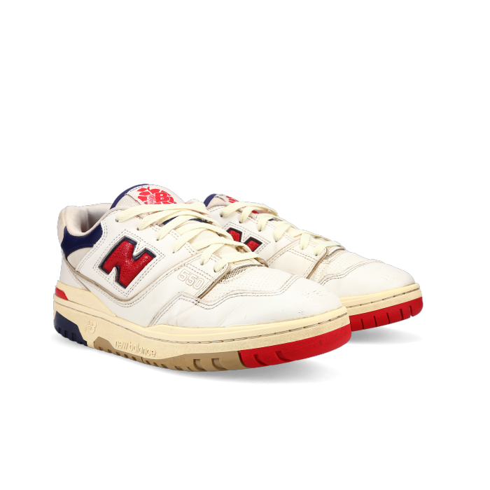 Aimé Leon Dore X New Balance 550 'Red Navy' - Front View