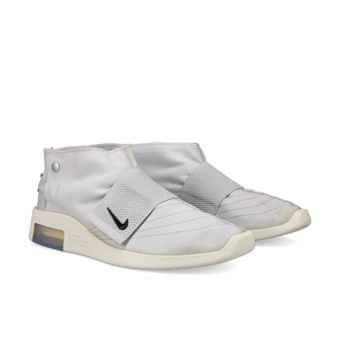 Nike Air Fear Of God Moccasin 'Pure Platinum' - Front View