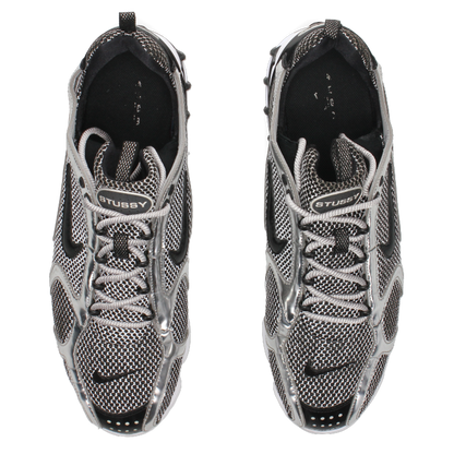 Stussy X Nike Air Zoom Spiridon Caged 2 'Pure Platinum' - Side View