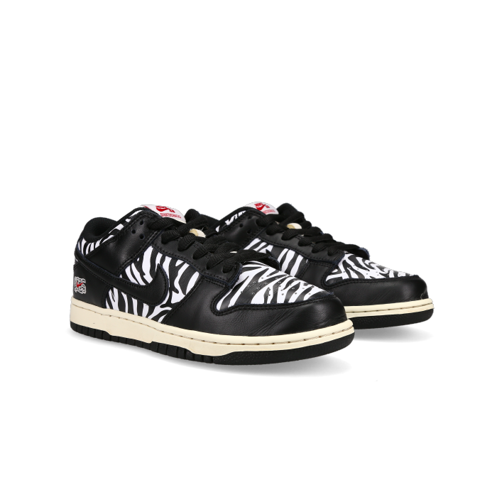 Nike SB Dunk Low X Quartersnacks ' Little Debbie's Zebra Cakes' - Front View