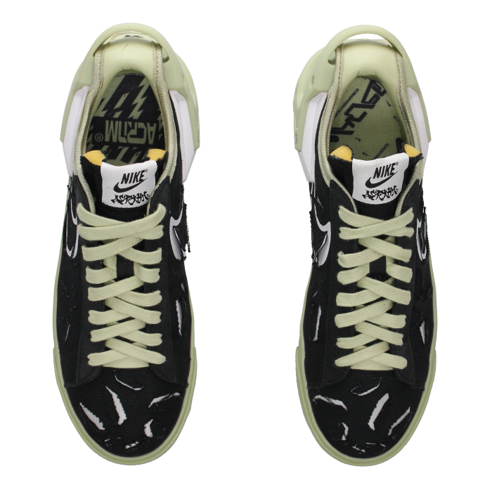 Acronym X Nike Blazer Low 'Black Olive Aura' - Side View