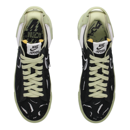 Acronym X Nike Blazer Low 'Black Olive Aura' - Side View