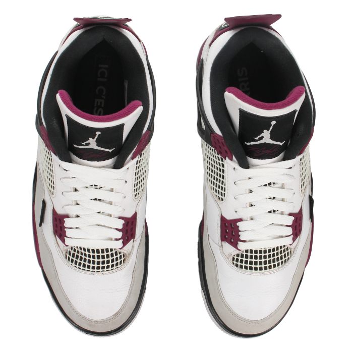 Paris Saint-Germain X Jordan 4 Retro 'Bordeaux' - Side View