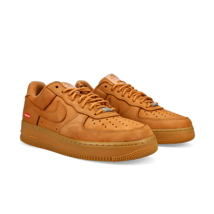 Supreme X Air Force 1 Low 'Box Logo - Wheat' - Front View