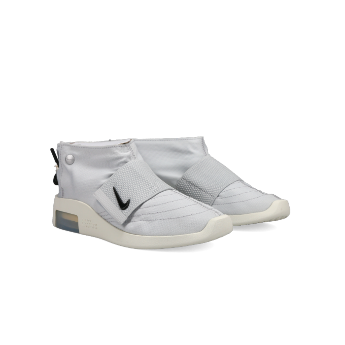 Nike Air Fear Of God Moccasin 'Pure Platinum' - Front View