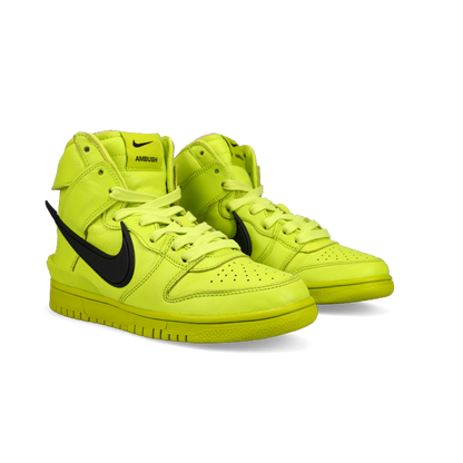 Nike Dunk High X Ambush 'Flash Lime' - Front View