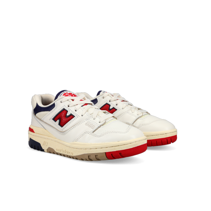 Aimé Leon Dore X New Balance 550 'Red Navy' - Front View