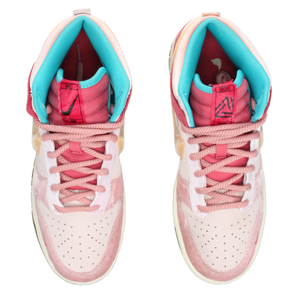 Social Status x Nike Dunk Mid 'Strawberry Milk' - Side View