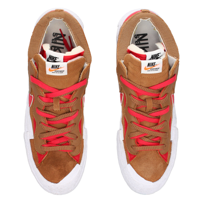 Nike Blazer Low X Sacai 'Light British Tan' - Side View