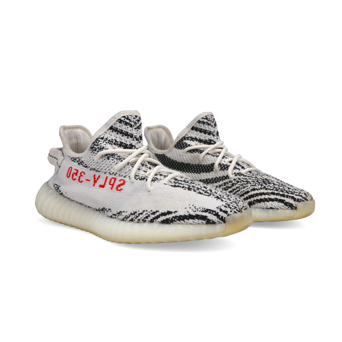 Adidas Yeezy Boost 350 V2 'Zebra' - Front View