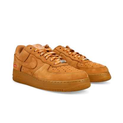 Supreme X Air Force 1 Low 'Box Logo - Wheat' - Front View