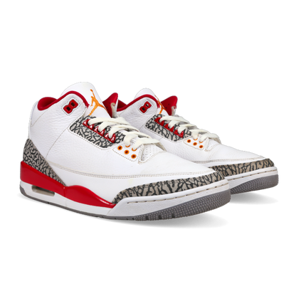 Jordan 3 Retro 'Cardinal Red' - Front View