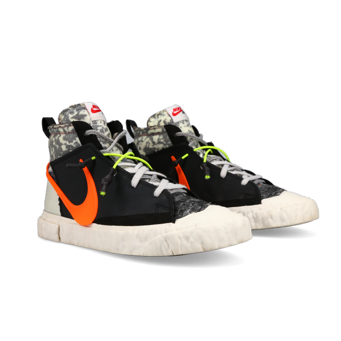 Nike Blazer Mid X Readymade 'Black Camo' - Front View