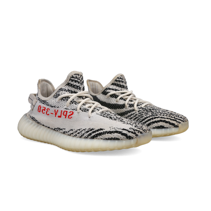 Adidas Yeezy Boost 350 V2 'Zebra' - Front View