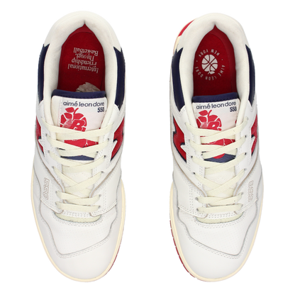 Aimé Leon Dore X New Balance 550 'Red Navy' - Side View