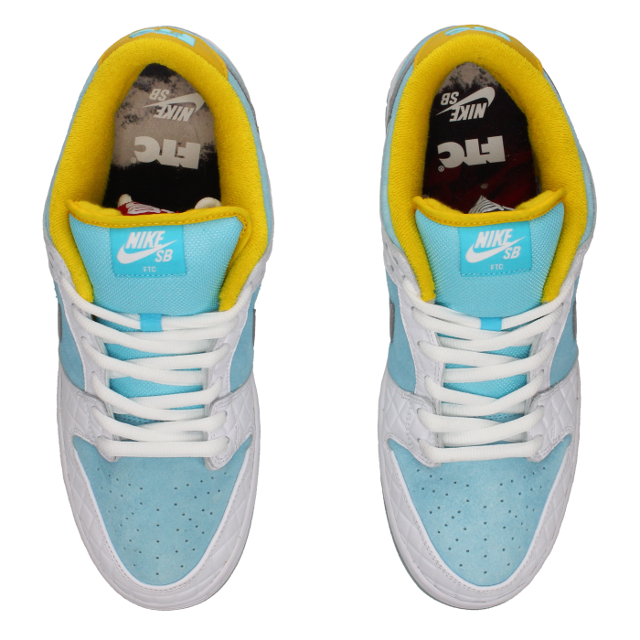 FTC X Nike SB Dunk Low 'Lagoon Pulse' - Side View