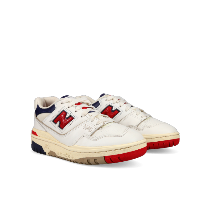 Aimé Leon Dore X New Balance 550 'Red Navy' - Front View