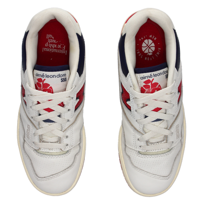 Aimé Leon Dore X New Balance 550 'Red Navy' - Side View