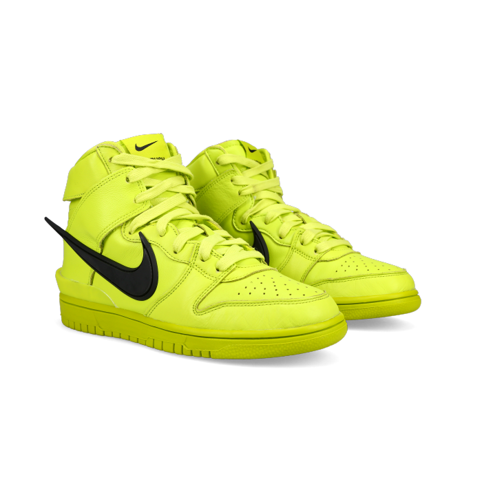 Nike Dunk High X Ambush 'Flash Lime' - Front View