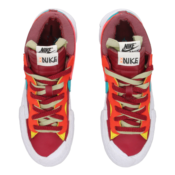 Sacai X Kaws X Nike Blazer Low 'Team Red' - Side View