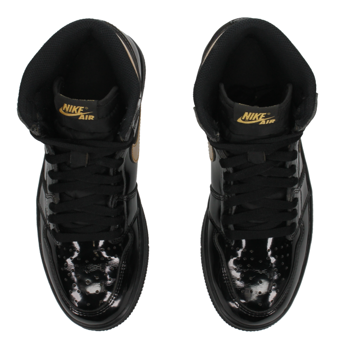 Jordan 1 Retro High OG 'Black Metallic Gold' - Side View