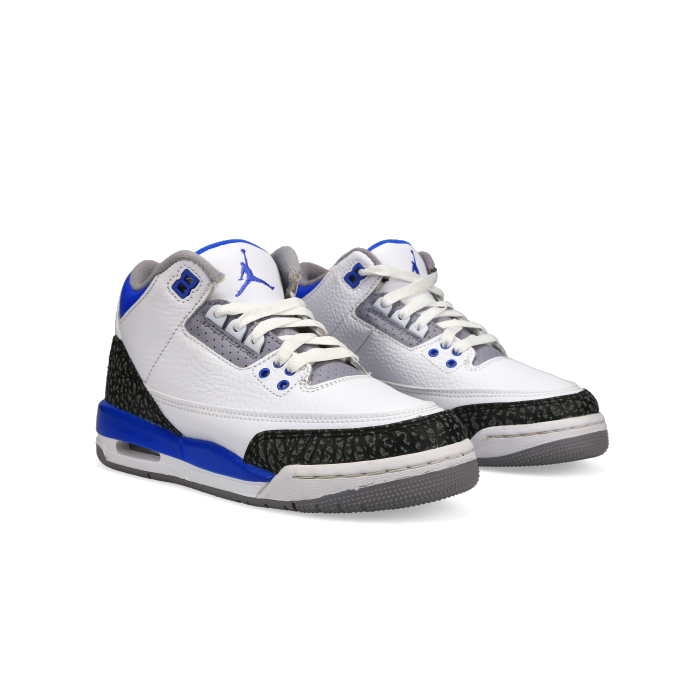 Jordan 3 Retro 'Racer Blue' (GS) - Front View