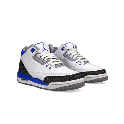 Jordan 3 Retro 'Racer Blue' (GS) - Front View