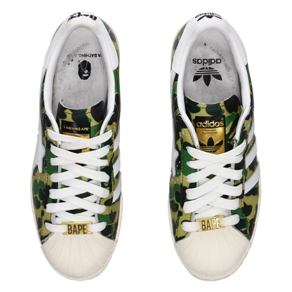 Bape X Adidas Superstar 80's 'ABC Camo' - Side View