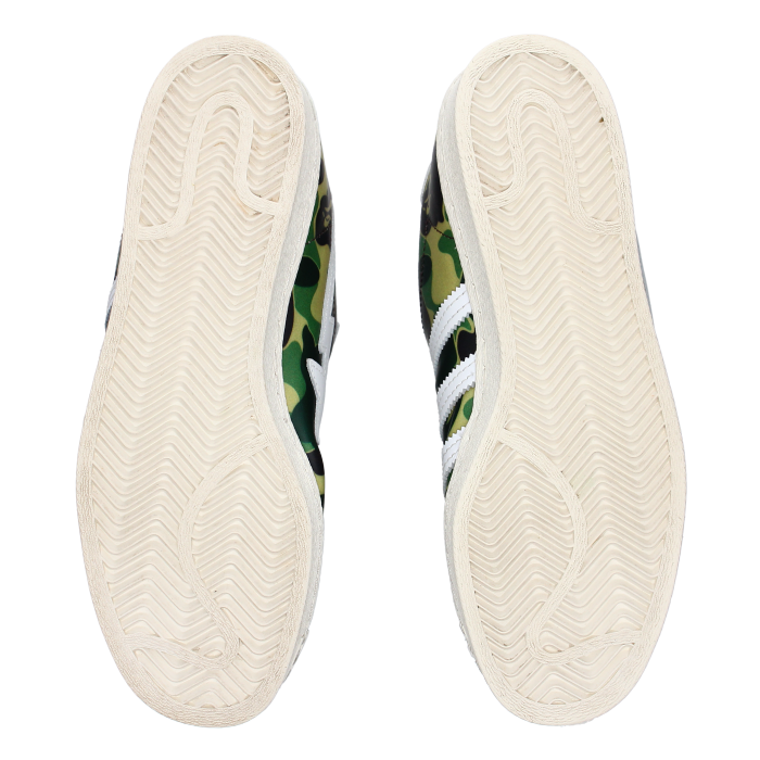 Bape X Adidas Superstar 80's 'ABC Camo' - Back View