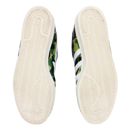 Bape X Adidas Superstar 80's 'ABC Camo' - Back View